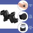 Yookeer 15 Pcs Magnetic Zip Tie Mount Base Black Magnetic Cable Clips Wire Holder Multipurpose Cable Ties Management Base Electrical Supplies for Wire (22 mm)