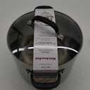 KitchenAid Stainless Steel Stockpot with Measuring Marks and Lid, 8 Quart, Brushed Stainless Steel