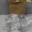 SMARTAKE Hanging Shower Head Caddy, Rustproof Bathroom Shower Shelf Organizer, SUS201 Stainless Steel Over The Storage Rack, for Toilet, Bathroom, Silver