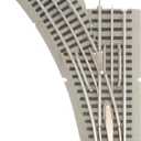 Lionel FasTrack 036 Manual Switch, Electric O Gauge, Left Hand, for 14 years old and up