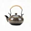 Japanese Teapot with Infuser Ceramic Tea Pot with Removable Stainless Steel Filter for Loose Tea 25 OZ/750ml for Office Home Men Women as Gift Grey (Gray)