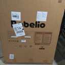 Babelio 26-43" No Bottom Bar Baby Gate for Babies, Elders and Pets, 2-in-1 Hardware Mount Dog Gate for The House, Stairs and Doorways, with Large Walk Thru Door, Black (26-43" W, 28" H)