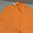 Womens Sleeveless Athletic Hot Shot Mini Dress with Built-in Shorts Sundress (Large, Orange)