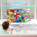 PORTHOLIC Wii to HDMI Converter 1080P for Full HD Device, Wii HDMI Adapter with 3,5mm Audio Jack&HDMI Output Compatible with Wii, Wii U, HDTV, Monitor-Supports All Wii Display Modes 720P, NTS