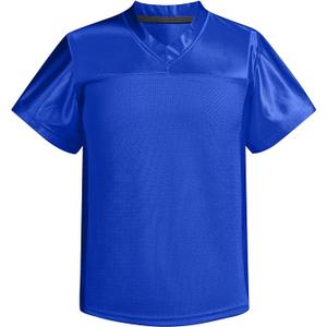 Youth Blank Football Jersey, Boy's Mesh Athletic Practice Footabll Shirts, Blank Footabll Jerseys for Kids  (US, Alpha, Small, Regular, Black)