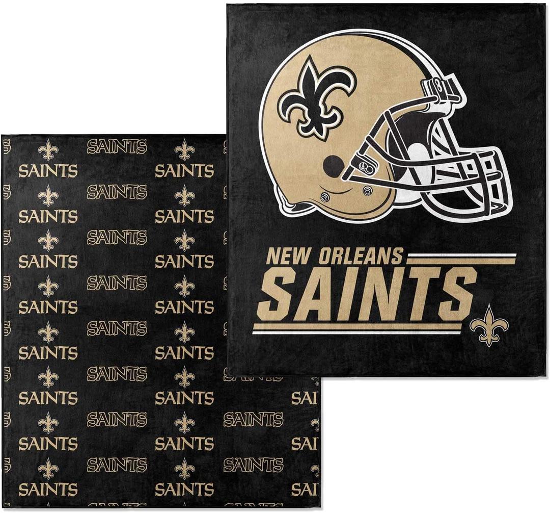 NORTHWEST NFL Double Sided Blanket - 100% Soft Polyester - Double Sided - Embrace NFL Spirit and Stay Warm on Game Days