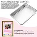 RIZZARI Stainless Steel Cat Litter: Enclosed, Top Entry, Easy Clean