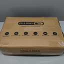 Dormirpilow Memory Foam Pillows King Size Set of 2 Grey Color Cooling Pillows for Sleeping 2 Pack, Bed Pillows with Adjustable Shredded Foam for Side, Back and Stomach Sleepers (20x36)