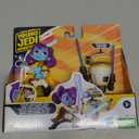 Star Wars: Young Jedi Adventures Pop-Up Lightsaber Duel, LYS Solay & Training Droid Action Figures, 4-Inch Scale Toys, Preschool Toys for 3 Year Old Boys & Girls