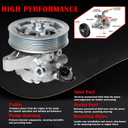 21-5419 Power Steering Pump for Honda Accord 2.4L 2006-2007, CR-V 2005-2011, for Acura RSX 02-06, for TSX 06-08, for Element 2.4L 06-11, # 56110PNBA01, 56110PNBA02