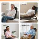 Snailax Back Massager with Heat, Massage Seat Cushion with 10 Motors, Massage Chair Pad for Home Office Use, 5 Modes & 3 Intensity Levels, 2 Heat Settings with 30-60-90 Mins Timer, Gifts for Him Her
