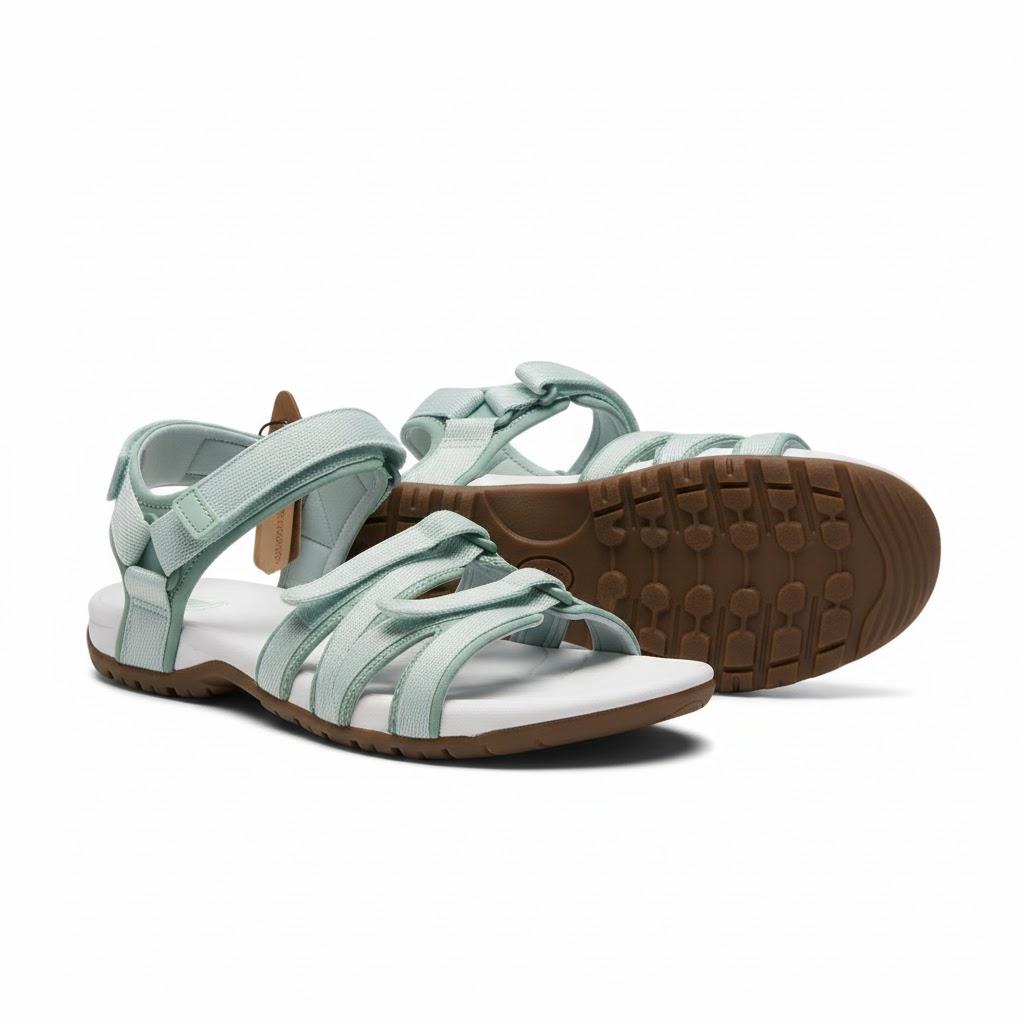 ZEROXPOSUR La  Palma  Sandal Cameo Green Size 9