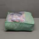 Joyreap 3 Pieces Cotton Quilt Set for Girls, Queen Size Colorful Flowers on Bluish Violet Design, Cozy Lightweight Quilt Bedspread Bed Cover for All Season- 90x90 inches