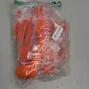 E-cowlboy Door Handle Cover Inserts+Tailgate Handle Cover+Recess Guard for 2007-2018 Jeep Wrangler JK JKU Sports Sahara Freedom Rubicon Unlimited Exterior Accessories (Orange 15PCS)