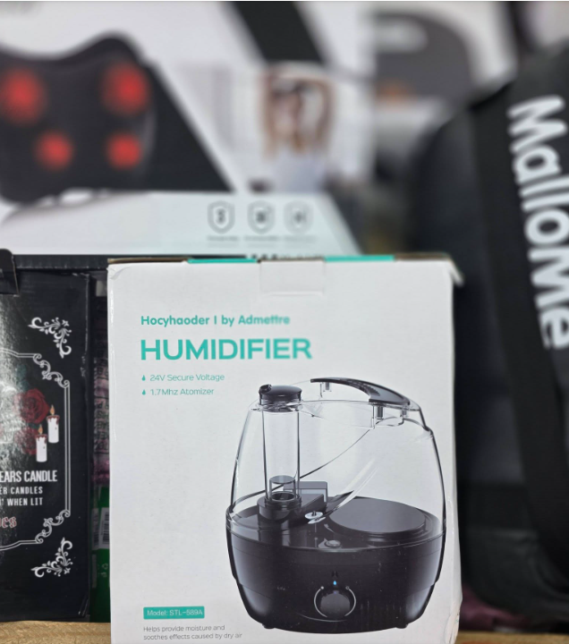 Hocyhaoder  Humidifier with 304 Stainless Steel Tank, Auto Humidity Control, Night Light, and Timer - For Large Rooms and Baby (4L/1.06Gal)