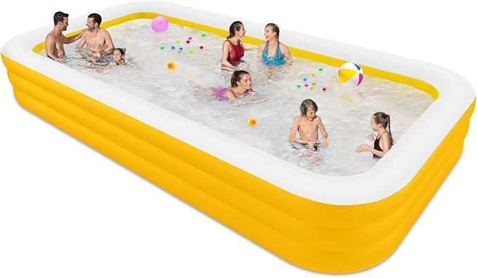 145" x 74" x 22" inflatable swimming pool
