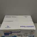 Winter Round Pool Cover 24ft for Above Ground Pools,200GSM thickend and Tear-resistand,Triple Windproof Design, Thermal Insulation, UV Protection