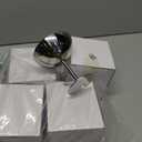 Hapivida Ice Cream Cup, 4Pcs Stainless Steel Serving Dessert Bowls Cups Sauce Bowls Mini Round Footed Yogurt Snack Candy Cups for Salad Fruit Pudding Christmas Party