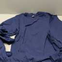 Hanes Men's Essentials Long-Sleeve T-Shirt, Crewneck Cotton T-Shirts for Men, 2-Pack (Medium, Navy - 4 Pack)