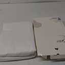 Mayfair Linen Luxury 100% Egyptian Cotton King Fitted Sheet Only - Premium 800 TC Hotel Quality Deep Pocket Cotton Fitted Sheet, Soft, Sateen Weave Bottom Sheet, Fits Mattress up to 18 in - White