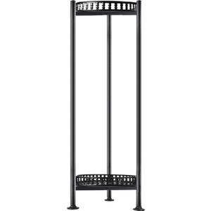 LUBORN Plant Stand Indoor Outdoor, 30'' Tall Plant Stands, 2 Tier Metal Planter Stand, Flower Stand Plant Pot Holder for Living Room, Corner, Deck