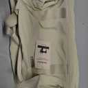 Oeihuivt Weekender Bags for Women - 21 Inch Large Travel Duffel Bag 2-Piece Set with Shoe Compartment, Heavy-Duty Canvas Leather Carry On Overnight Tote (Beige-1A)