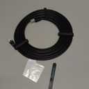 Vabogu Cat 8 Ethernet Cable, Heavy Duty High Speed Internet Network Cable, Multiple Size Options, 26AWG, 2000MHz 40Gbps with Gold Plated RJ45 Connectors, Shielded for Indoor & Outdoor Use, 15FT