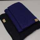 HYUET Winter Neck Gaiter Men, Fleece Neck Warmer Windproof Face Scarf Mask Face Cover Neck Cover for Men Women Ski (2pcs-black)