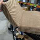 Floor chair brown, 
Adjustment Folding Floor Chair Removable and Washable Lazy Sofa for Bedroom Living Room