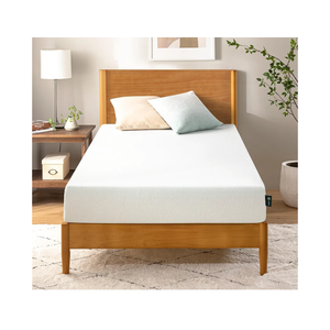 ZINUS 6 Inch Green Tea Memory Foam Mattress [New Version], Twin, Fiberglass free, Medium Firm Feel, Zoned Pressure Relief, Certified Safe Foams & Fabric, Mattress in A Box