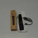 Black Light Flashlight, UV Light USB C Rechargeable with LCD Display, Zoomable Woods Lamp 2N1, 395NM Blacklight for Pet Urine Detection, Resin Curing, Rocks, Travel, Minerals, Scorpion, Glass, Leak