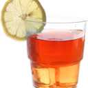 6oz(180ml) Mini Cup 200 Ct, Crystal Clear Hard Plastic Glass, Thick Disposable Drinking Tumbler for Party, Fancy Cocktail Glasses, Transparent Cups for Tiramisu, Martini, Margarita in Bar