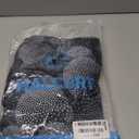 Halcurt Women's Plus Size Long Sleeve Rash Guard Swim Shirts UPF50+ Sun Protection Loose Fit Swimsuit Top Black Black Polka Dots 4X