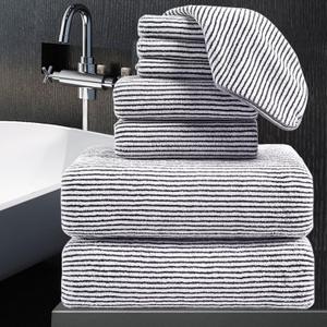 8-Piece Premium Towel Set for Bathroom|2 Oversized Large Bath Sheet,2 Hand Towels,4 Washcloths|Soft Cozy Absorbent Fast Dry Microfiber Shower Towel Set for Hotel Bathroom Essentials,Black White 8-Piece Premium Towel Set for Bathroom|2 Oversized Large Bath Sheet,2 Hand Towels,4 Washcloths|Soft Cozy Absorbent Fast Dry Microfiber Shower Towel Set for Hotel Bathroom Essentials,Black White