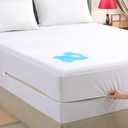 JamRest Zippered Mattress Encasement Queen, Zipper Enclosed Mattress Waterproof Protector, Breathable & Noiseless Bed Mattress Cover(7-15 in. Deep)