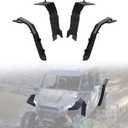 KEWISAUTO Wider Extended Fender Flares Kit for 2024 2025 RZR XP 4 1000, Full Coverage Extended Wider Mud Flaps Assembly for 2024 2025 Polaris RZR XP/XP 1000/ XP 4 1000 Accessories, Replace #2889133