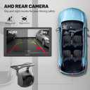 Wireless Apple Carplay Screen for Car, 9" HD Touchscreen Portable Car Stereo with Android Auto, Backup Camera, Mirror Link, GPS Navigation, Voice Control, AUX - Compatible with All Vehicles