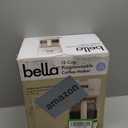 BELLA 12 Cup Programmable Coffee Marker, Reusable Dishwasher Safe Accessories, Easy LCD diaply, Auto Shutoff, 900 watt, Oatmilk