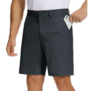 Willit Men's Golf Shorts Stretch Work Dress Shorts Quick Dry Athletic Casual Shorts with Pockets 7" Deep Gray 38W (Gray, S)