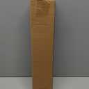 Matte Black 1 Inch Diameter Adjustable Shower Curtain Rod 18.5 to 59.45 Inches No Drill, Anti-Slip ABS Base & Stainless Steel Spring Tension, Phosphating & Electrostatic Coating for Rust Resistance