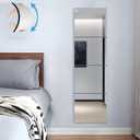 Wall Mirrors for Bedroom Door,Unbreakable Full Length Wall Mirrors Tiles, Shatterproof Mirror for Kids 4 Pack 10" x10,Workout for Home Gym Body,Closet Mirror Wall Home Gym