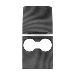 Center Console Cover, ABS Center Console Wrap Center Control Panel Compatible with Tesla Model 3 (2017-2023), Model y (2019-2025) (Matte Carbon Fiber Pattern)