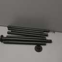 CorkLatta Black Shower Curtain Rod 31 to 104 Inch,1 Inch Diameter Adjustable Spring Tension Curtain Rod No Drilling Stainless Steel Telescoping Rod,No Rust