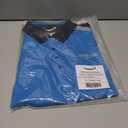 LULY YANG DSP Women's Active Polo - Long Sleeve (Blue, L)