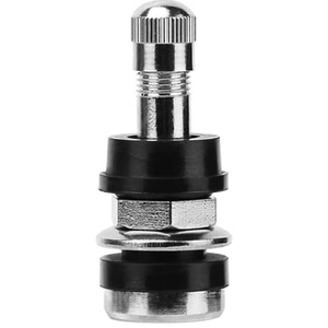 Riseuvo 4 Pcs TR416 Metal Clamp-in Tire Valve Stems - High Pressure Tubeless Valves for 0.453" & 0.625" Rim Holes, Fit Cars, Trucks, Trailers & ATVs