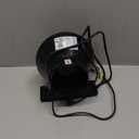 HealSmart 4 Inch Exhaust Inline Duct 195 CFM Quiet Vent Booster Blower for Indoor Grow Tent Hydroponics Ventilation, Fan New, Black