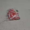 RUBFAC 170ft 120pcs Red and White Striped Pennant Banner, Carnival Circus Decorations Supplies, String Triangle Bunting Flags, Kids Birthday, New Year Eve Celebration Supplies