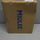 MIULEE 100% Blackout Linen Curtains for Bedroom Thermal Insulated Birch Grommet Room Darkening Curtains & Drapes for Living Room Nursery 52 x 96 Inch (2 Panels)