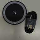 Wireless Charger Fast Charging Pad Android Charging Station Wireless Phone Charger for Android Samsung Galaxy S25 Ultra S25 Plus S25 S24 S23 S22 S21 S20 S10, iPhone 16 Pro Max Plus 15 14 13 12 (Black)