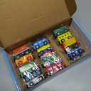 Wondertoys Wooden Train Cars 12 PCS Magnetic Train Sets Includes 3 Engines and Storage Bag - Wooden Train Set for Toddlers Compatible with Major Brands Train Set Tracks - Trains for Train Table